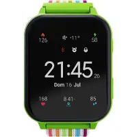 Canyon montre intelligente Alfie KW-37 VERT, 1.69" IPS, IP66, Nano-SIM, appels bidirectionnels, 16 jeux, 512MB, MP3 Study&Game