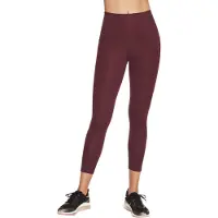 SKECHERS Leggings 'Go Walk High Waisted 7/8 Legging' bourgogne