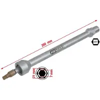 Ks Tools 3/8" Outil spécial pour desserrer les amortisseurs pour Mercedes Classe V, 18 mm
