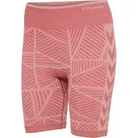 Hummel hmlMT ENERGY Seamless Mid Waist Short Femmes withered rose/rose tan melange XS