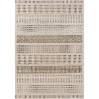 Benuta tapis intérieur & extérieur Kaleo Crème/Beige 80x150 cm tapis de salon tapis d’extérieur rectangulaire motif moderne poil ras scandinave
