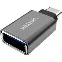 UNITEK Adaptateur de câble Y-A025CGY (interface/genre) USB Type-C USB Type-A Métallique