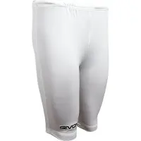 Givova Bermuda Skin Compression Leggings de sport Short cycliste blanc