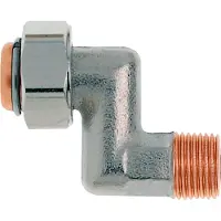 Heimeier S-Anschluss Rotguss vernickelt 1/2