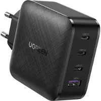 UGREEN Chargeur mural rapide USB-A+3xUSB-C 65W GaN Tech EU Black