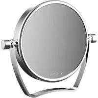 Emco puree miroir de voyage, diamètre 83 mm, grossissement 5x, chrome, 109400123
