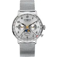 Zeppelin Montre Homme 7036M-1 Argent, Blanc