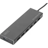 Digitus DA-70241-1 Hub USB 3.0 7-ports Adaptateur secteur 5V/3,5A inclus