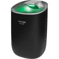 Concept Perfect Air Déshumidificateur d'air Déshumidificateur électrique 600 ml Déshumidificateur pour pièces jusqu'à 15 m2 300 ml/jour Noir