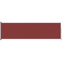 Syfax Auvent latéral rétractable de patio 180x600 cm Rouge