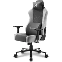 Sharkoon SKILLER SGS30 FABRIC BK/GY GAMING SEAT FABRIC COVER