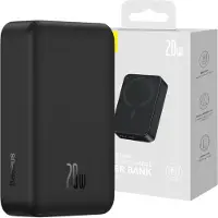 Baseus Powerbank Magnetic Mini 20000Mah, Usb-C 20W Magsafe (Noir)