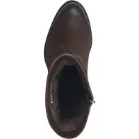 Marco Tozzi Bottes de cowboy brun foncé
