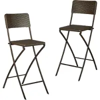 Relaxdays 10020761_93 2 Barhocker BASTIAN 10020761_93 braun