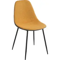 Mica Decorations Chaise Tallos - 43x53x4 cm - Polyester - Jaune