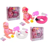 Johntoy Poupée pisseuse Baby Rose 30 cm