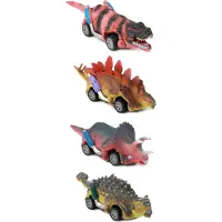 Toi-Toys Set de 4 voitures-jouets dinosaures avec moteur à friction
