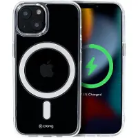 Crong Clear MAG Cover Magnetic Case pour iPhone 13 mini (Clear)