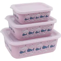 Awave | Awave Set of storage box | 21940 | Storage box | 3 pc(s) | Dishwasher proof | Rose