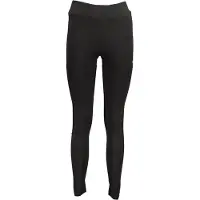 FILA Leggings femme noir avec broderie et taille élastique - Sportif & confortable