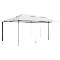 The Living Store Pavillon 600x298x270 cm Blanc 180g/m