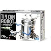 Borella Kit de construction de robot - Tin Can Robot, Kidz Robotix