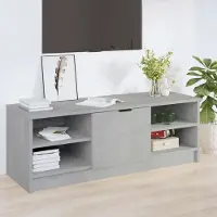Prolenta Maison Exclusive - Meuble TV gris béton 102x35,5x36,5 cm Matériau dérivé du bois