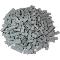 LEGO Briques Gris clair NOUVEAU Quantité 250x - Chaque mélange est composé individuellement