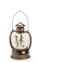 Konstsmide Lanterne sphérique à LED "Famille de bonhommes de neige", remplie d'eau, fonctionne sur piles ; 3498-000