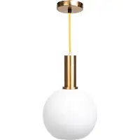 Toolight Lampe Suspendue APP666-1CP Gold White