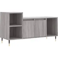 Syfax Meuble TV Sonoma gris 100x35x55 cm Bois d'ingénierie