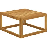Syfax Table basse 68x68x29 cm Bois d'acacia solide