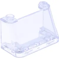 LEGO pare-brise 2x4x2 transparent