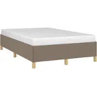 Prolenta Maison Exclusive - Sommier sans matelas Taupe 120 x 190 cm Tissu