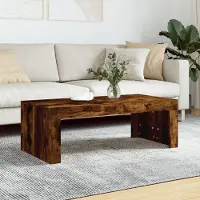 Prolenta Maison Exclusive - Table basse en chêne fumé 102x50x36 cm Matériau dérivé du bois