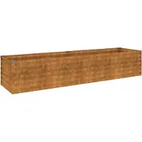 Syfax Jardinière surélevée 194 x 50 x 36 cm Acier Corten