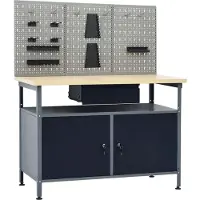 Syfax Établi avec 3 panneaux muraux