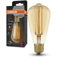 Osram Led 1906 Edison Clair Fil.dim Or 5.8w E27 Chaud - Osram