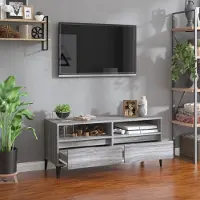 Prolenta Maison Exclusive - Meuble TV gris Sonoma 100x34,5x44,5 cm Matériau dérivé du bois