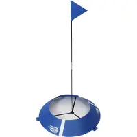 Powershot Cibles de golf de football avec piquet de mesure et drapeau - Lot de 10 - Jouez dans le jardin !