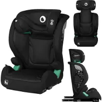 Lionelo Siège auto Igo i-Size à partir de 3 ans, jusqu'à 12 ans, ISOFIX ou fixation sans ceinture face à la route - Noir