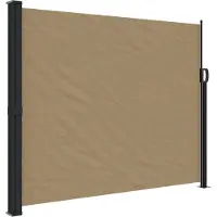 Syfax Auvent latéral rétractable taupe 170x300 cm