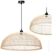 Toolight Lampe Suspendue APP988-1CP Brown
