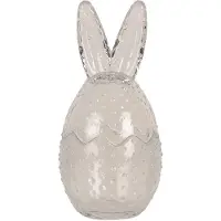 Clayre & Eef Pot en verre Ø 8x17 cm Verre transparent