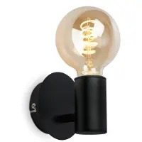 Briloner Applique 10 cm exk. E27 max. 10 watts IP44 protection contre les projections d'eau noir