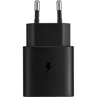 Samsung Chargeur rapide USB-C avec câble 25 W, noir, en vrac