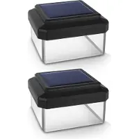 Greenblue 2x lampe LED pour poteau, 80x80mm, toit enveloppant, GB127