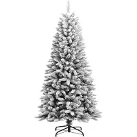 vidaXL Arbre de Noël artificiel avec Schnee 120 cm PVC et PE