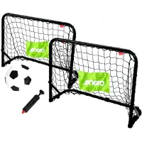 Enero sET DE 2 BUTS MÉTALLIQUES AVEC FILET POMPE ET BALLON