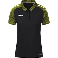 Jako Performance Poloshirt Damen schwarz/soft yellow 40